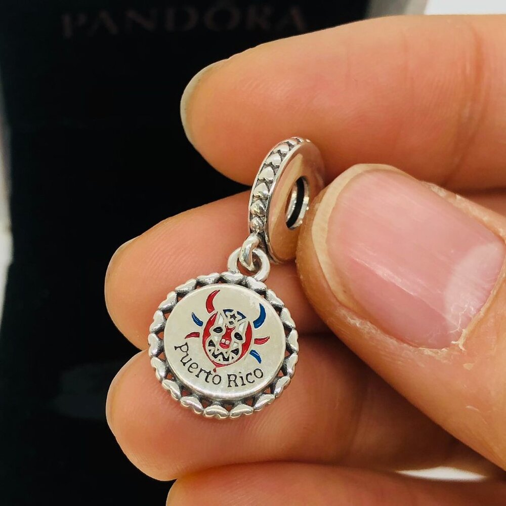 ✨🔥Pandora Sanse 19 Charm Puerto Rico Charm San Sebastián Street Festival Charm